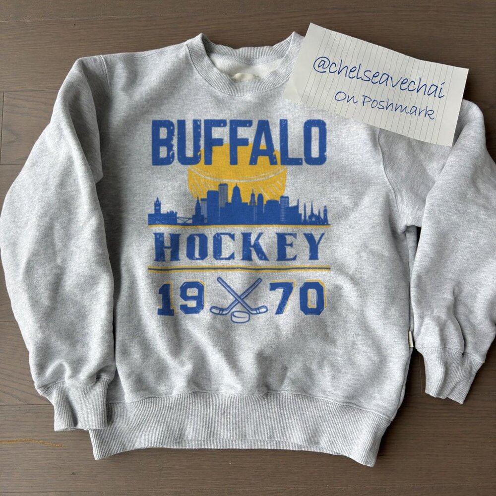 Retro Buffalo Sabres Hockey Sweatshirt Vintage 90s NHL Buffalo Sabres Shirt tee